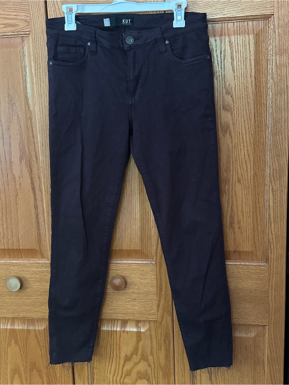 KUT from the Kloth Purple Connie Ankle Skinny Jeans | Size 10